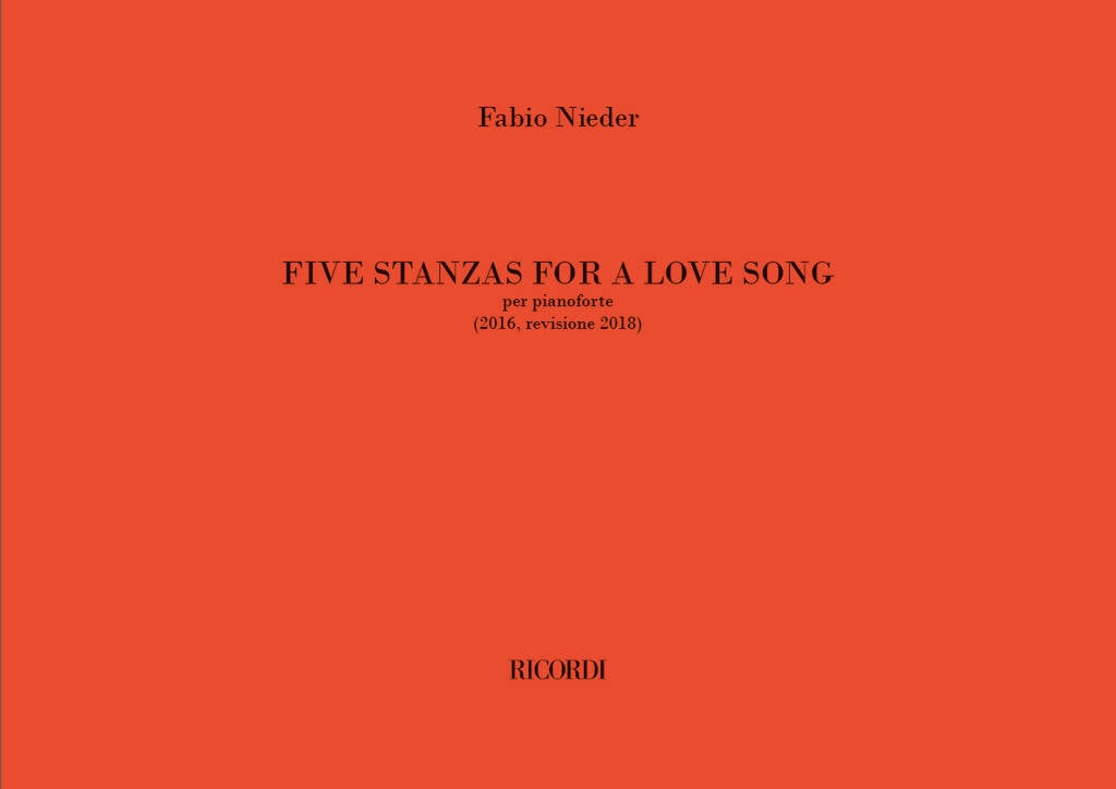 Five stanzas for a love song
